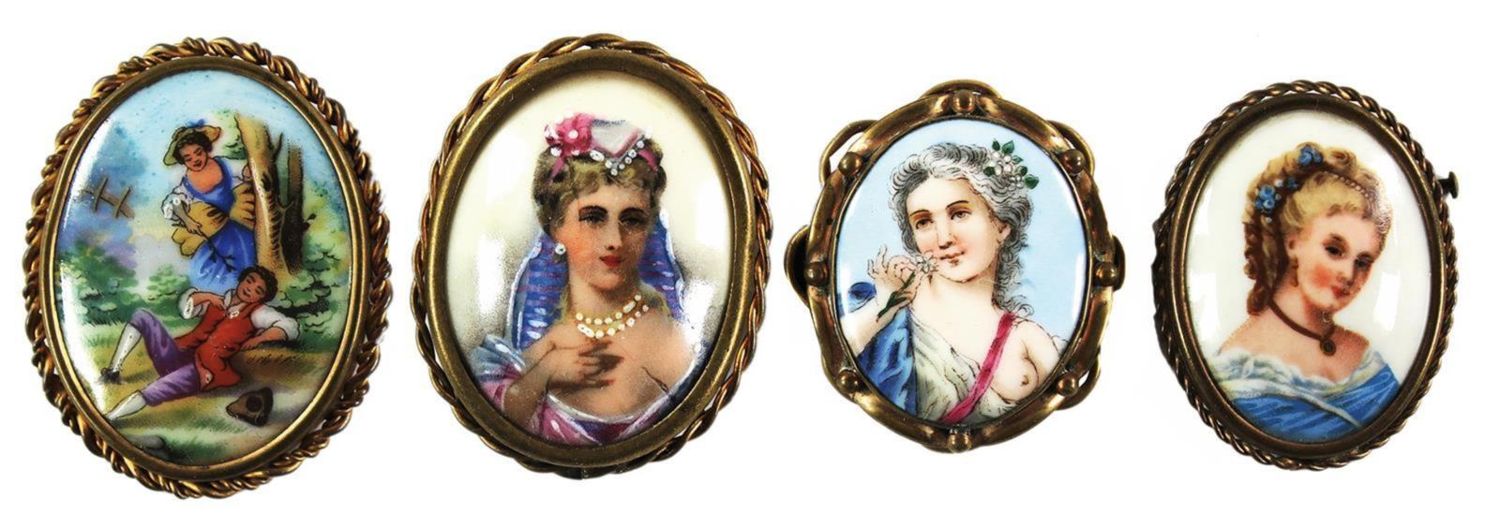 Große Abbildung Nr.1: 139-2659 Limoges.: (Schmuck, Broschen)