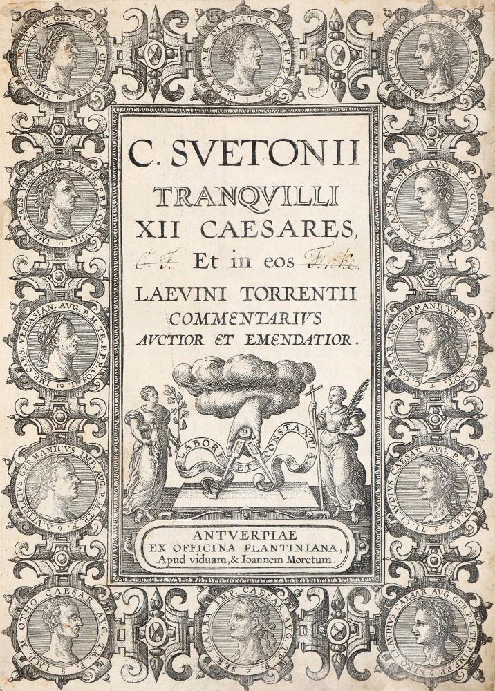 Große Abbildung Nr.1: 139-266 Suetonius Tranquillus,C.: (Alte Drucke, Handschriften und Theologie)