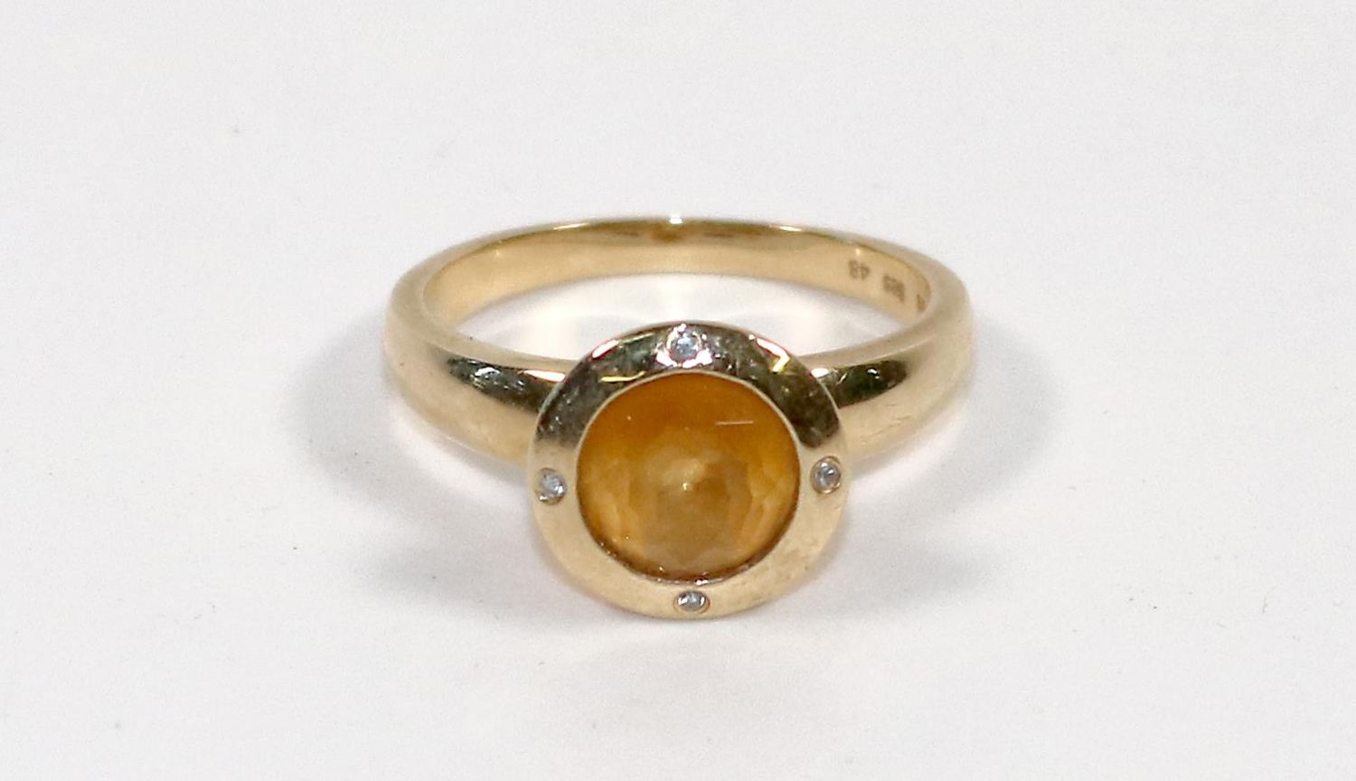 Große Abbildung Nr.1: 139-2665 Damenring Citrin Brillant.: (Schmuck, Ringe)