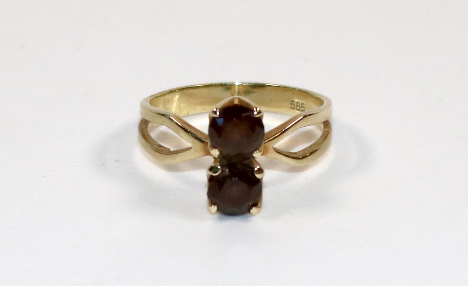 Große Abbildung Nr.1: 139-2666 Rauchquarz Damenring: (Schmuck, Ringe)