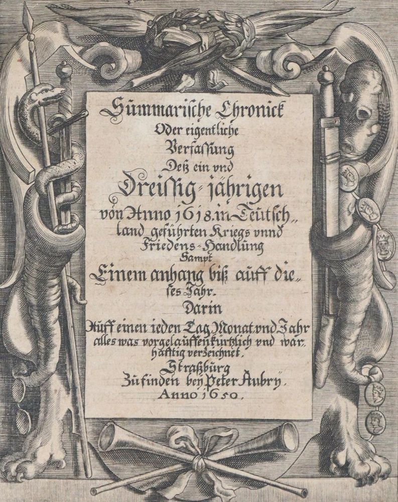 Große Abbildung Nr.1: 139-267 Summarische Chronick: (Alte Drucke, Handschriften und Theologie)