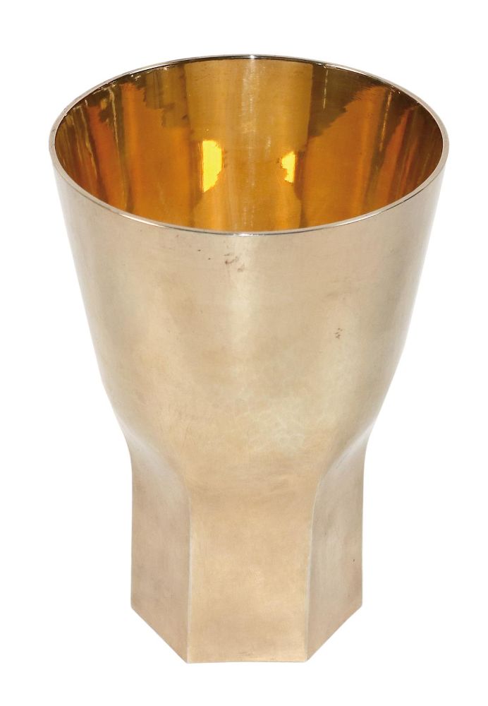 Große Abbildung Nr.1: 139-2671 Art Déco Abendmalsbecher.: (Silber)