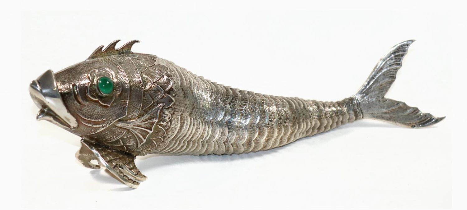Große Abbildung Nr.1: 139-2684 Silberfisch, Gliederfisch.: (Silber)