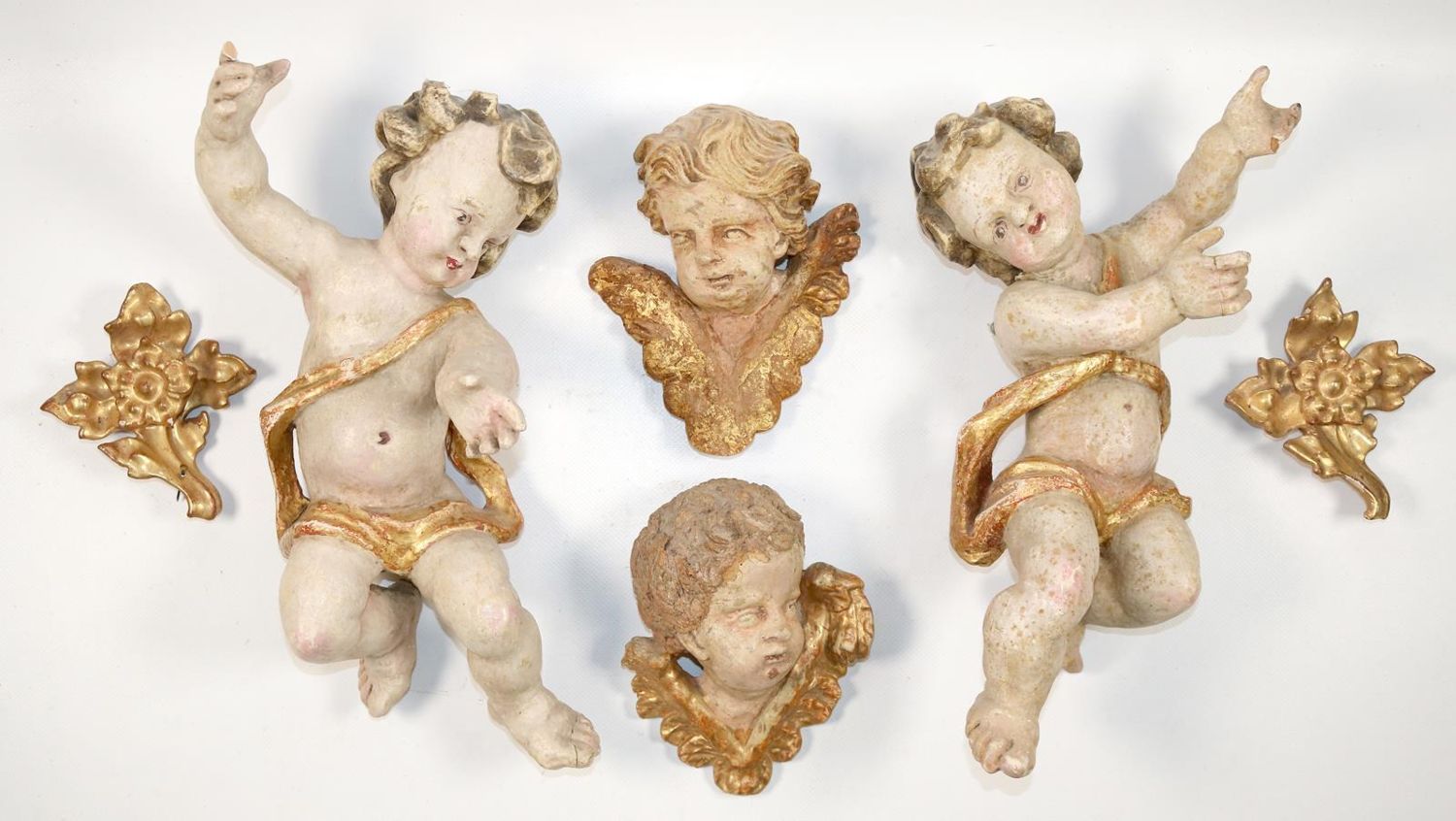 Große Abbildung Nr.1: 139-2714 Putten, Amoretten: (Skulpturen - Plastiken, Volkskunst)