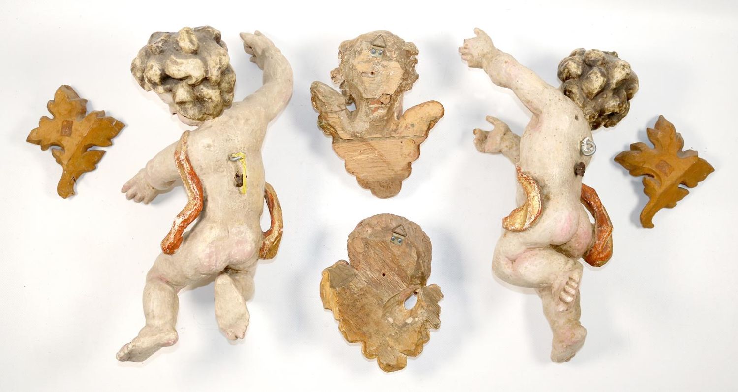 Große Abbildung Nr.2: 139-2714 Putten, Amoretten: (Skulpturen - Plastiken, Volkskunst)
