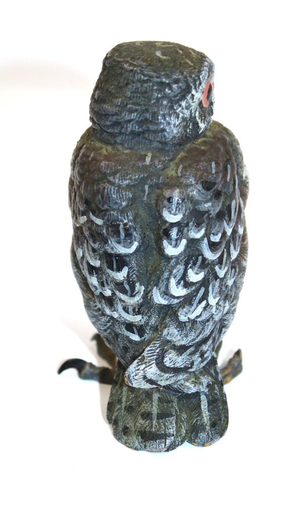 Große Abbildung Nr.2: 139-2715 Wiener Bronze Eule: (Skulpturen - Plastiken)