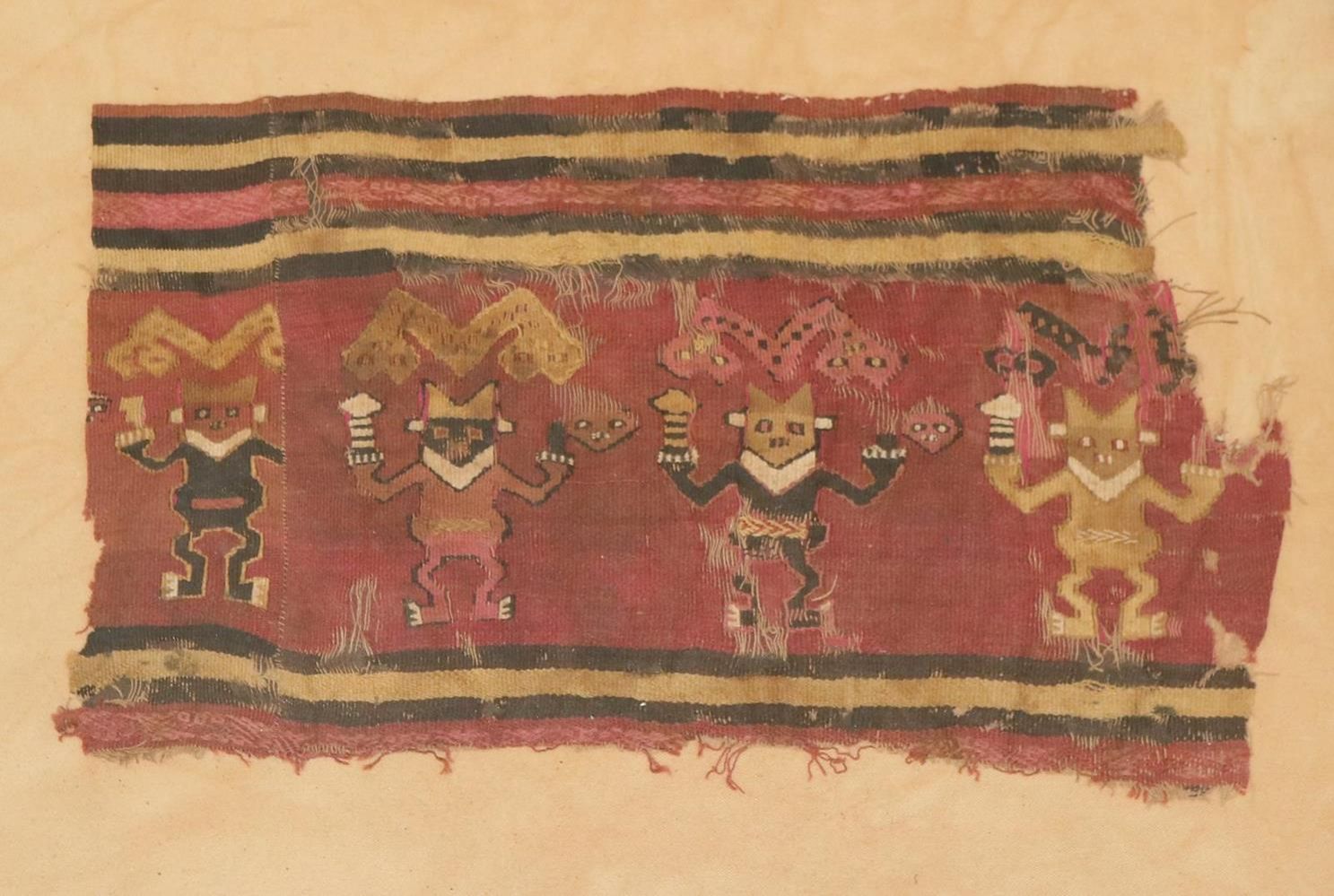 Große Abbildung Nr.1: 139-2744 Textilfragmente.: (Textil, Peru)