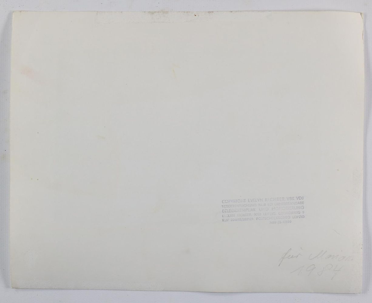 Große Abbildung Nr.2: 139-2784 Richter, Evelyn: (Photographie)