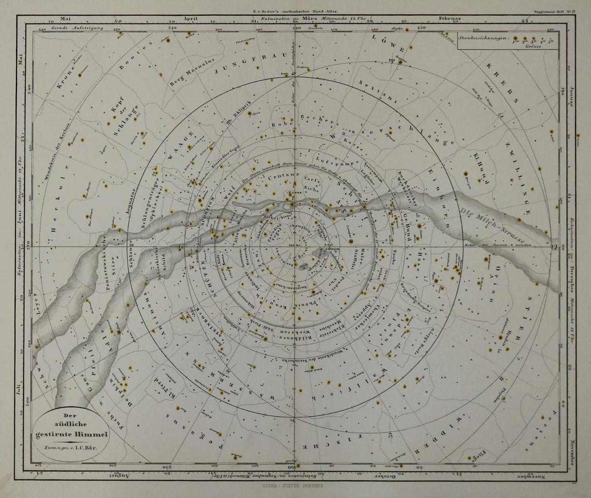 Große Abbildung Nr.2: 139-2802 Himmelskarten.: (Varia, Astronomie)