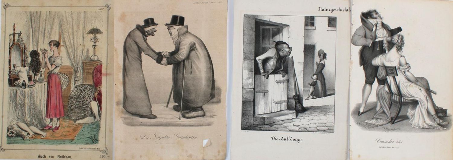 Große Abbildung Nr.2: 139-2848 Konvolut: (Varia, Karikatur)
