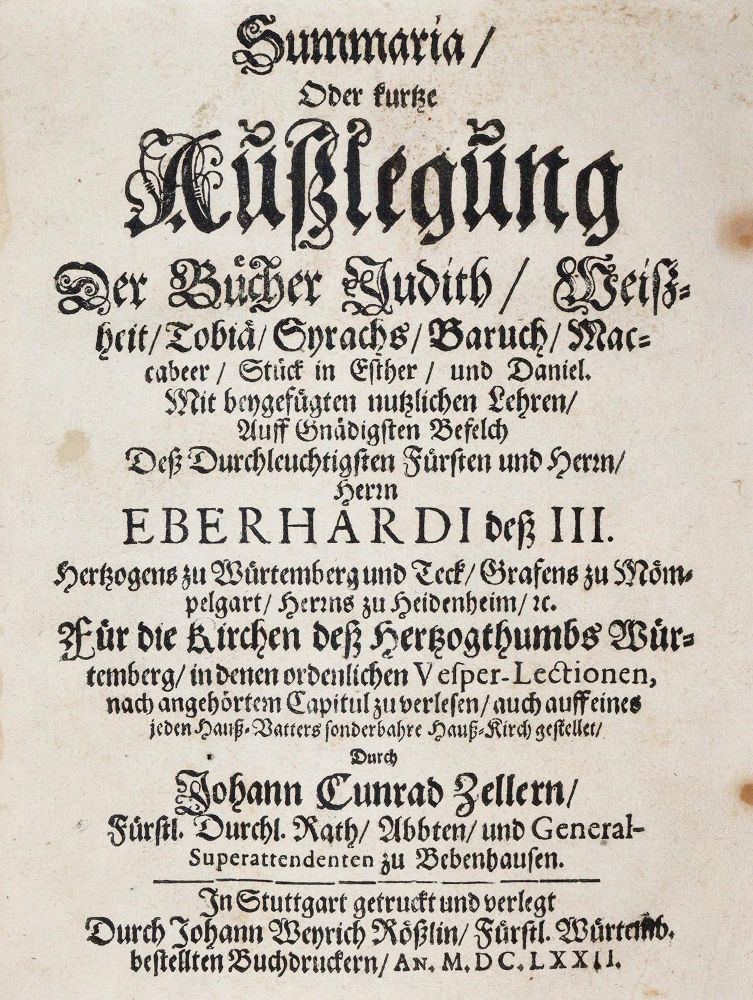 Große Abbildung Nr.1: 139-288 Zeller,J.C.: (Württemberg)