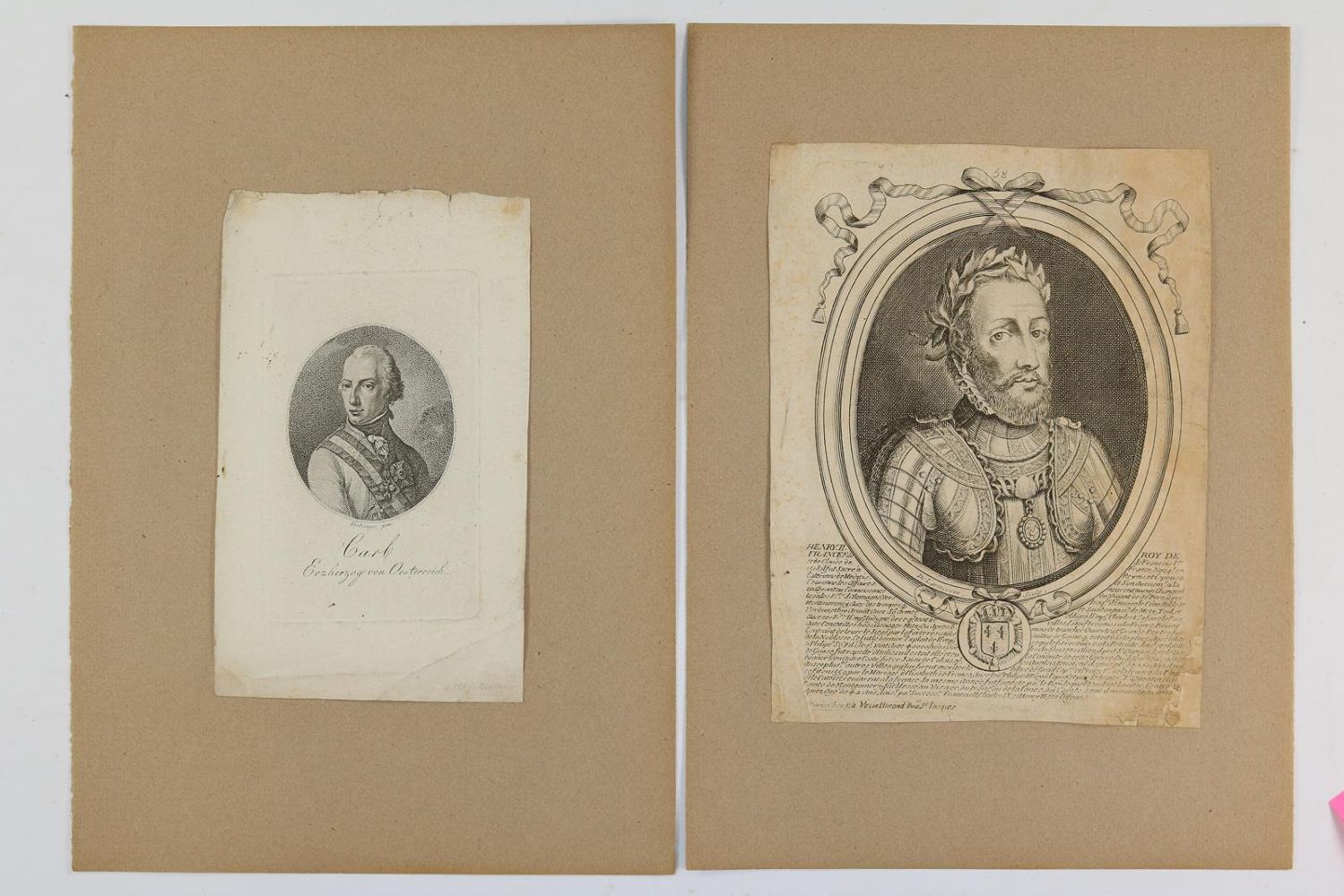 Große Abbildung Nr.2: 139-2883 Zwei Portraits.: (Varia, Portrait)