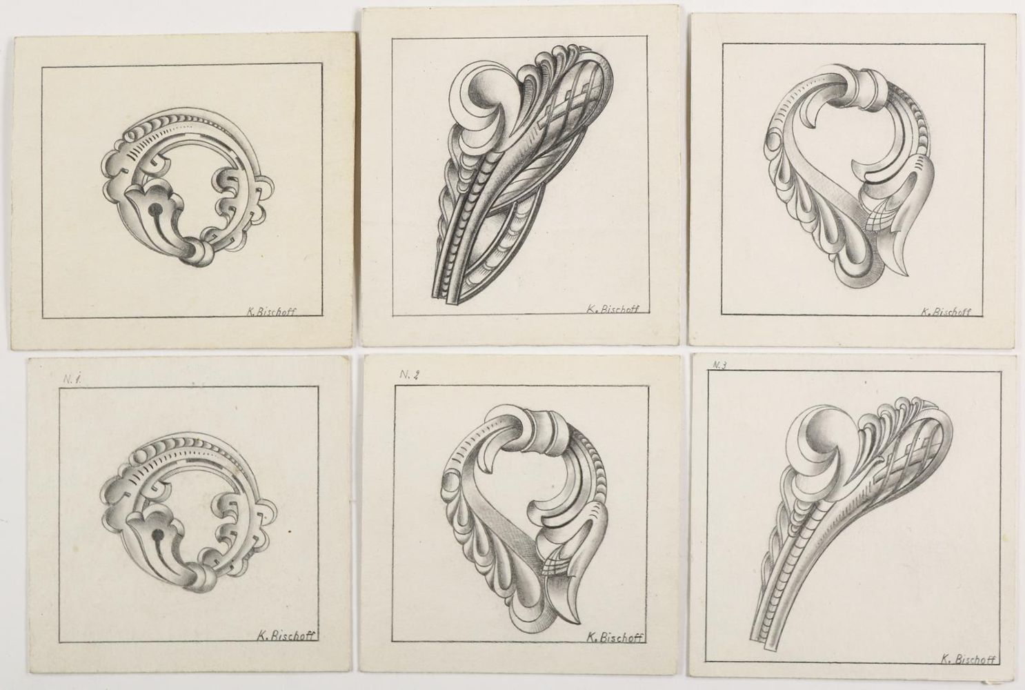 Große Abbildung Nr.1: 139-2888 Karl Bischoff (hs. Umschl.-Titel).: (Varia, Schmuck)
