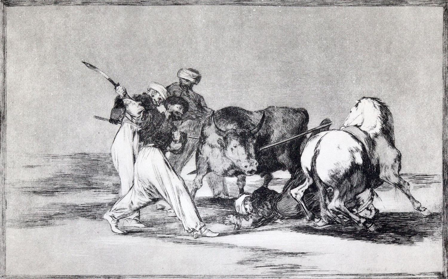 Große Abbildung Nr.1: 139-2894 Goya, Francisco de: (Varia, Stierkampf)