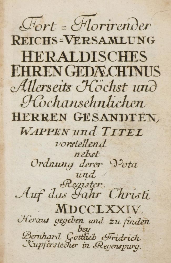 Große Abbildung Nr.1: 139-292 Fridrich,B.G. (Hrsg.).: (Genealogie und Heraldik)