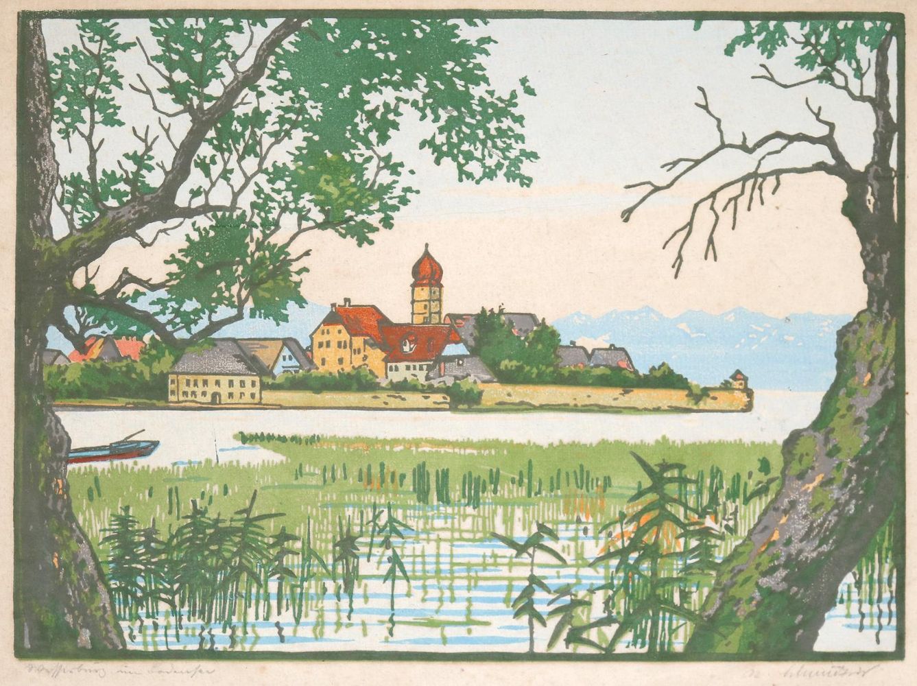 Große Abbildung Nr.1: 139-2934 Graphiksammlung.: (Deutschland, Bodensee)