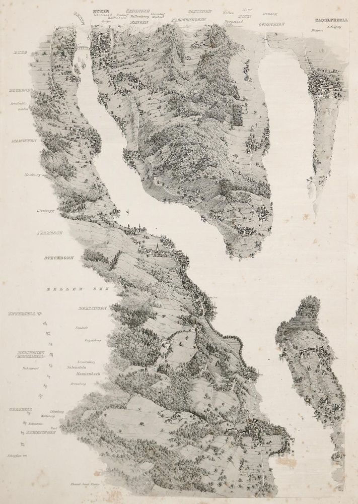 Große Abbildung Nr.1: 139-2935 Panorama des Bodensees.: (Deutschland, Bodensee)