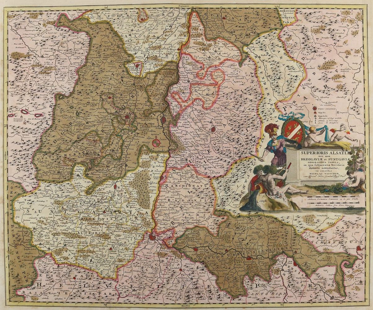 Große Abbildung Nr.4: 139-2940 Breisgau u. Elsass.: (Deutschland)