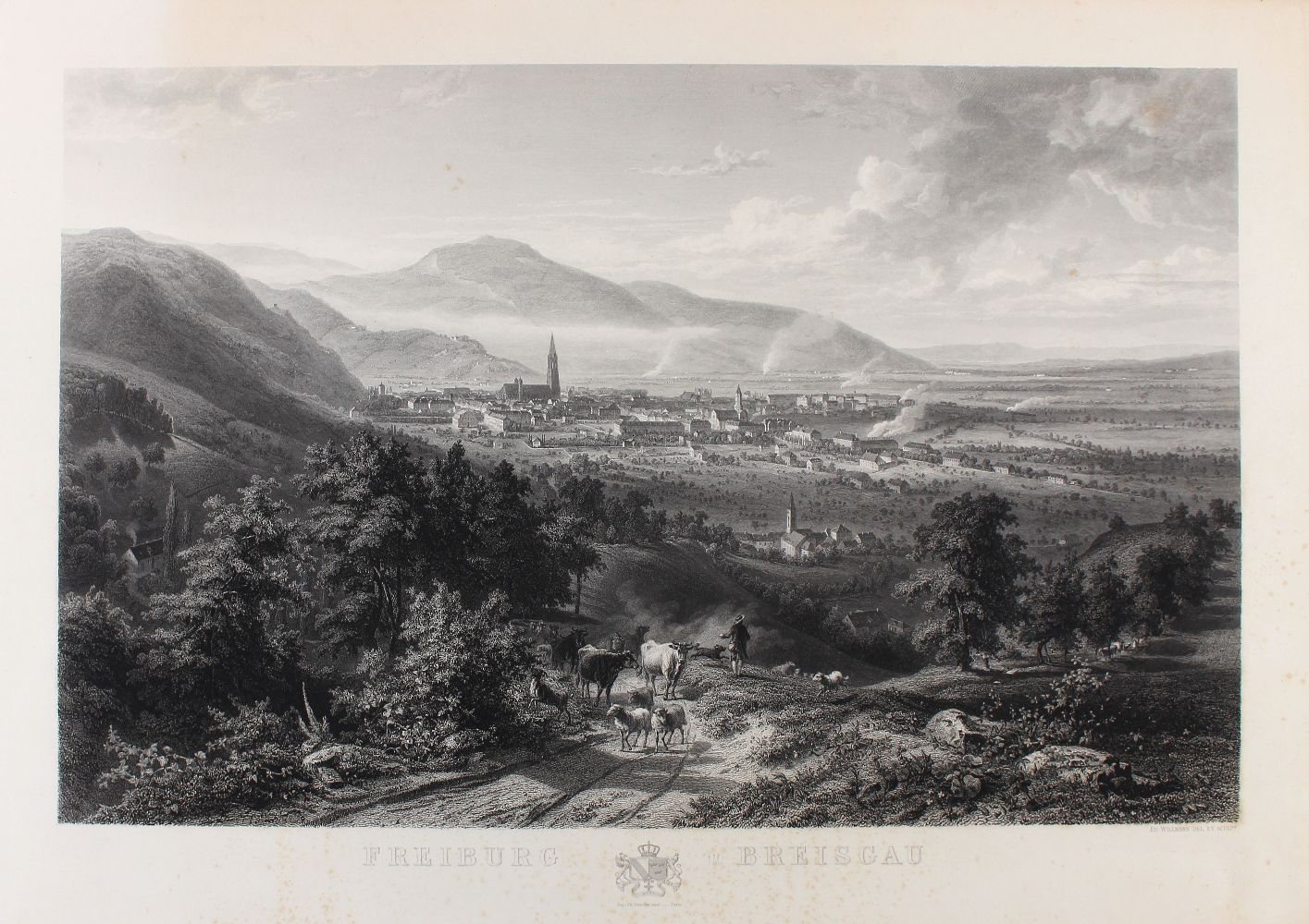 Große Abbildung Nr.1: 139-2943 Freiburg im Breisgau.: (Deutschland)