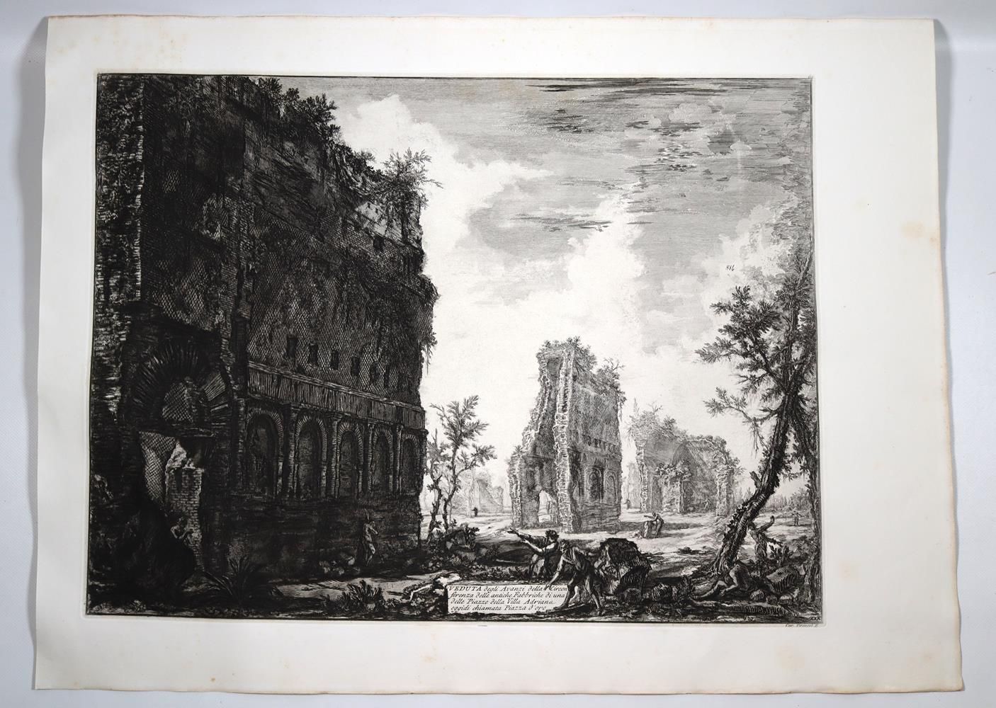 Große Abbildung Nr.1: 139-3033 Piranesi, Giovanni Battista: (Ausland, Italien)
