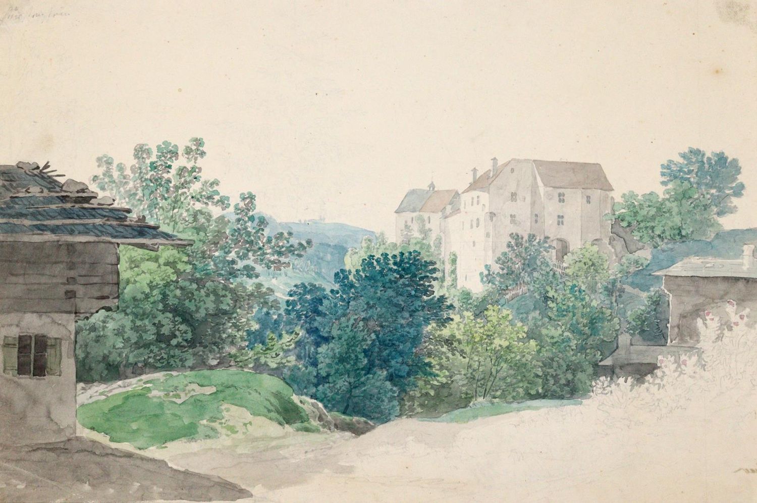 Große Abbildung Nr.1: 139-3061 Schloss in Graubünden.: (Ausland, Schweiz)