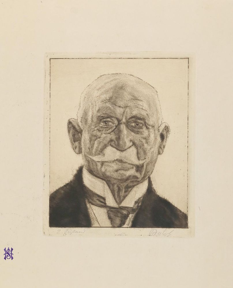 Große Abbildung Nr.3: 139-3082 Pankok, Bernhard.: (Künstlergraphik, Aeronautik, Zeppelin)
