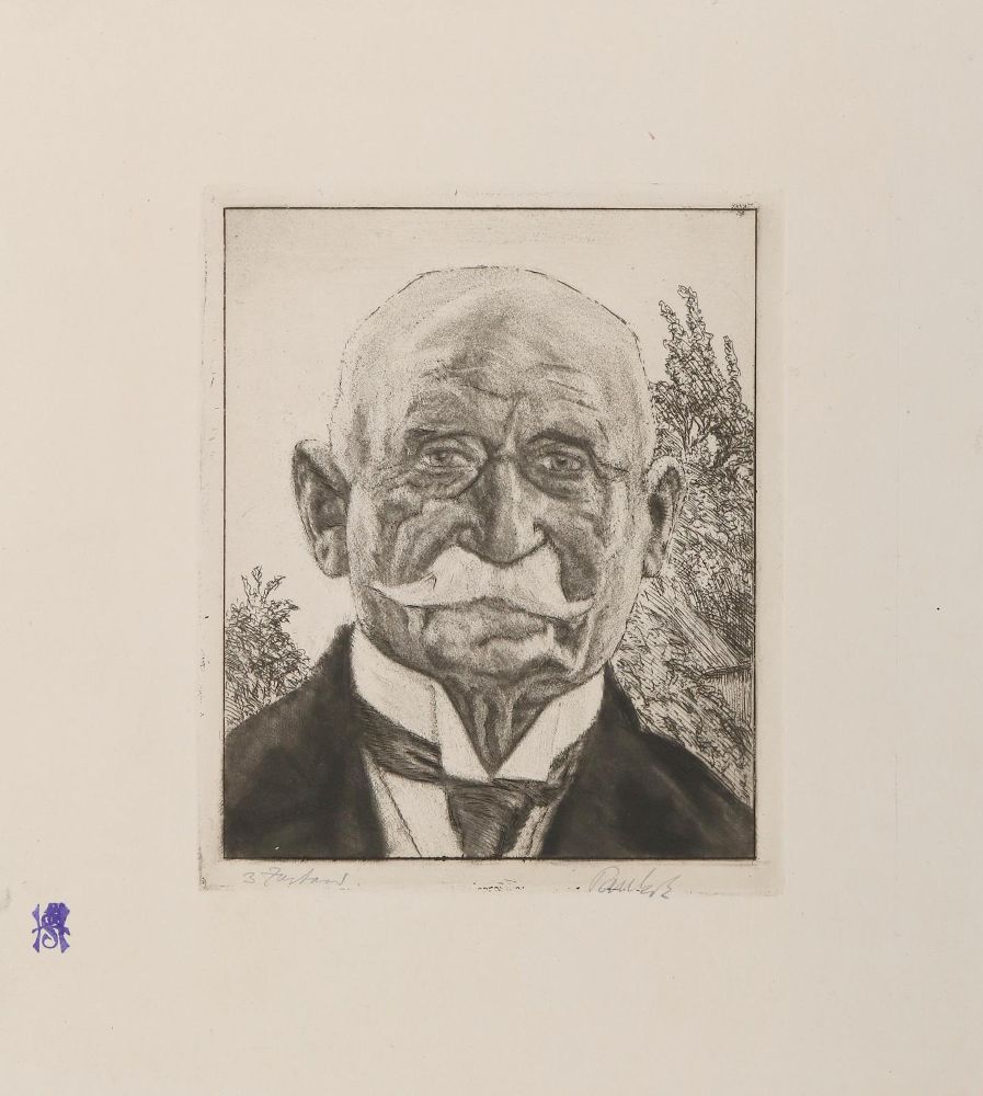 Große Abbildung Nr.4: 139-3082 Pankok, Bernhard.: (Künstlergraphik, Aeronautik, Zeppelin)