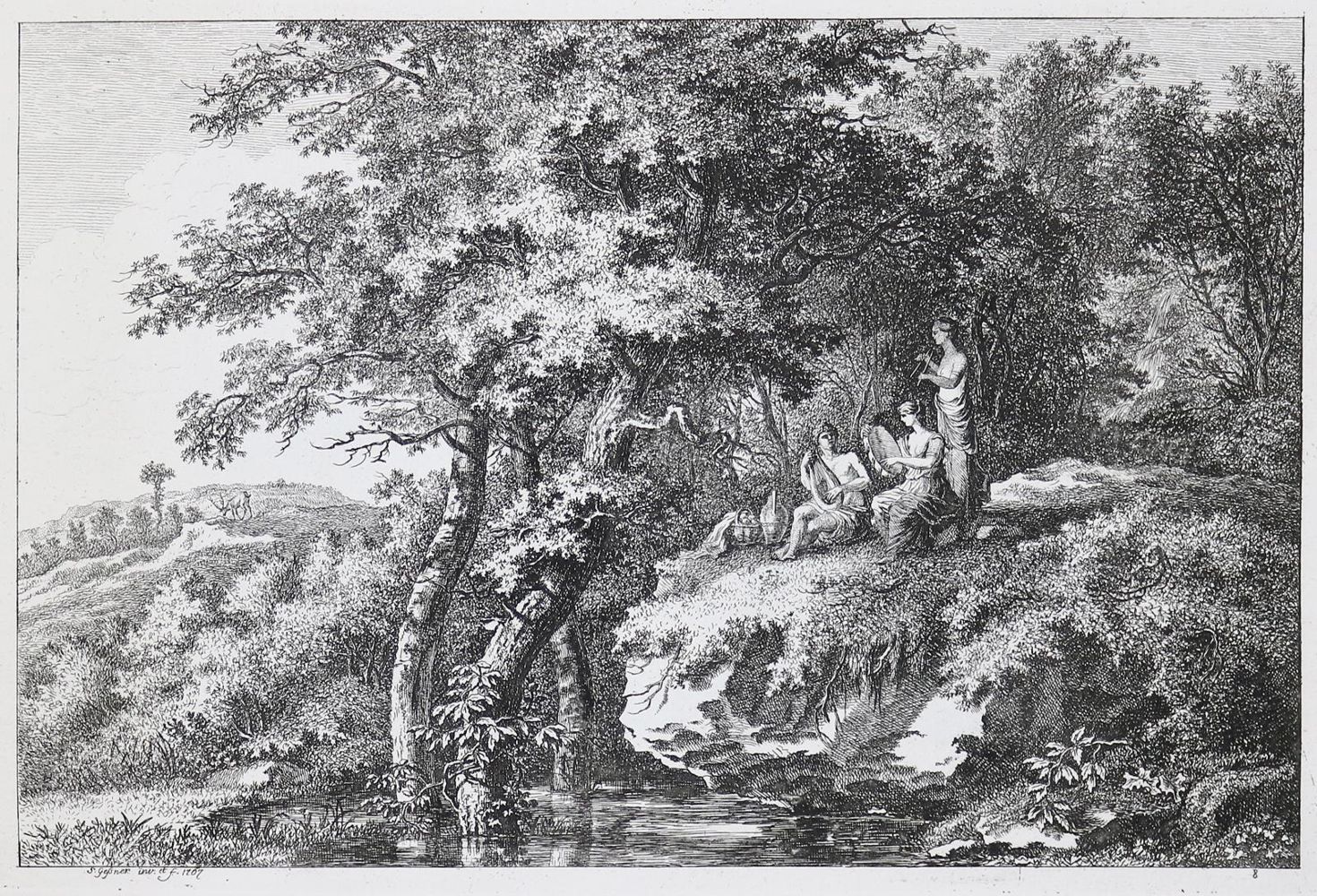 Große Abbildung Nr.1: 139-3287 Gessner, Salomon: (Künstlergraphik)