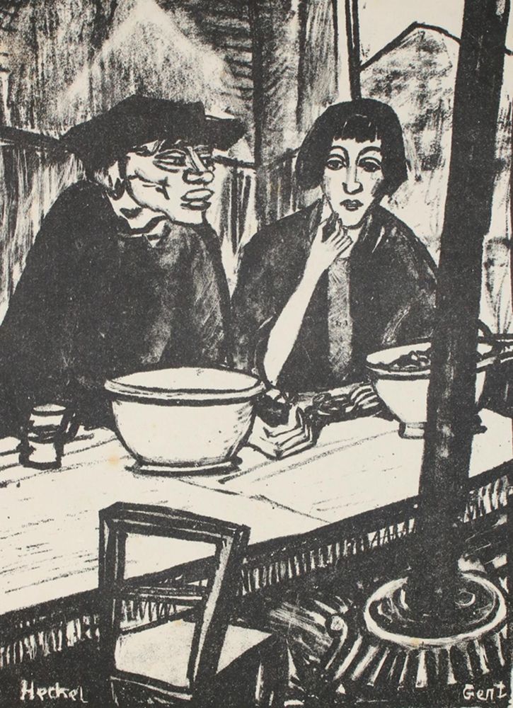 Große Abbildung Nr.1: 139-3314 Heckel, Erich: (Künstlergraphik)