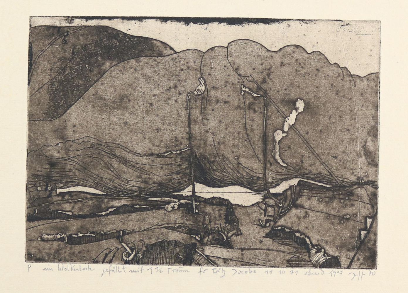Große Abbildung Nr.1: 139-3353 Janssen, Horst: (Künstlergraphik)
