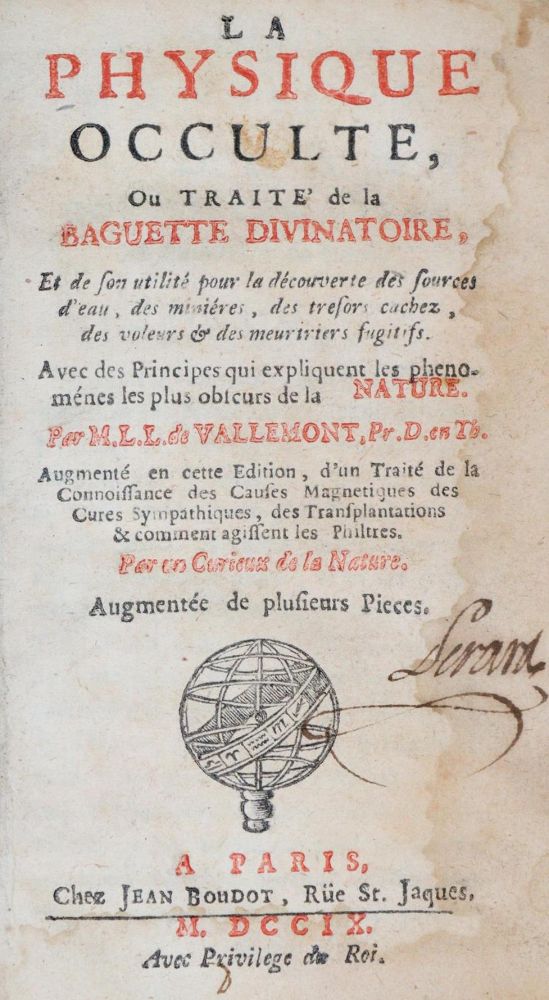 Große Abbildung Nr.1: 139-339 Le L(orrain de) Vallemont,(P.).: (Grenzwissenschaften und Okkultismus)
