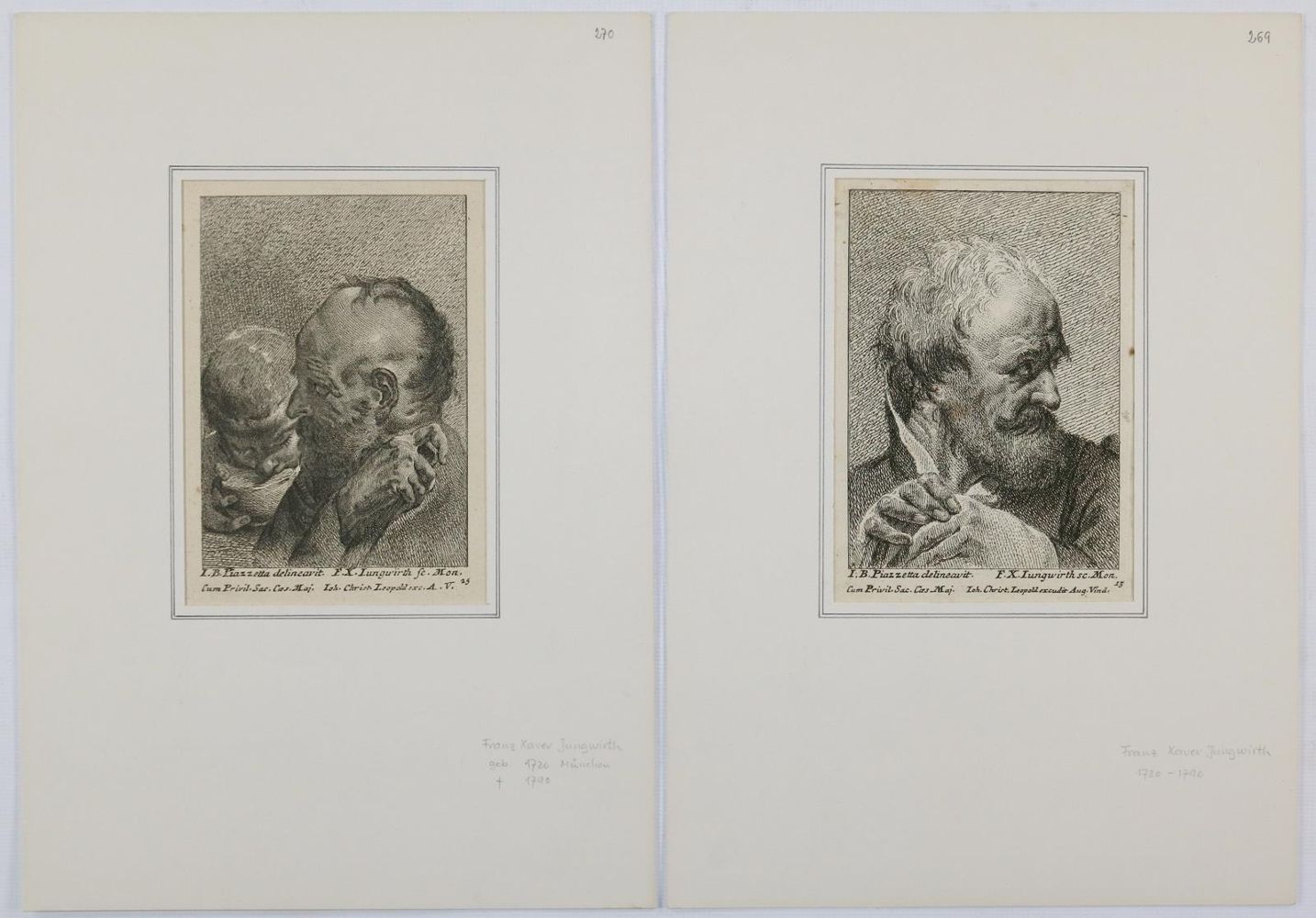 Große Abbildung Nr.3: 139-3391 Jungwirth, Franz Xaver: (Künstlergraphik)