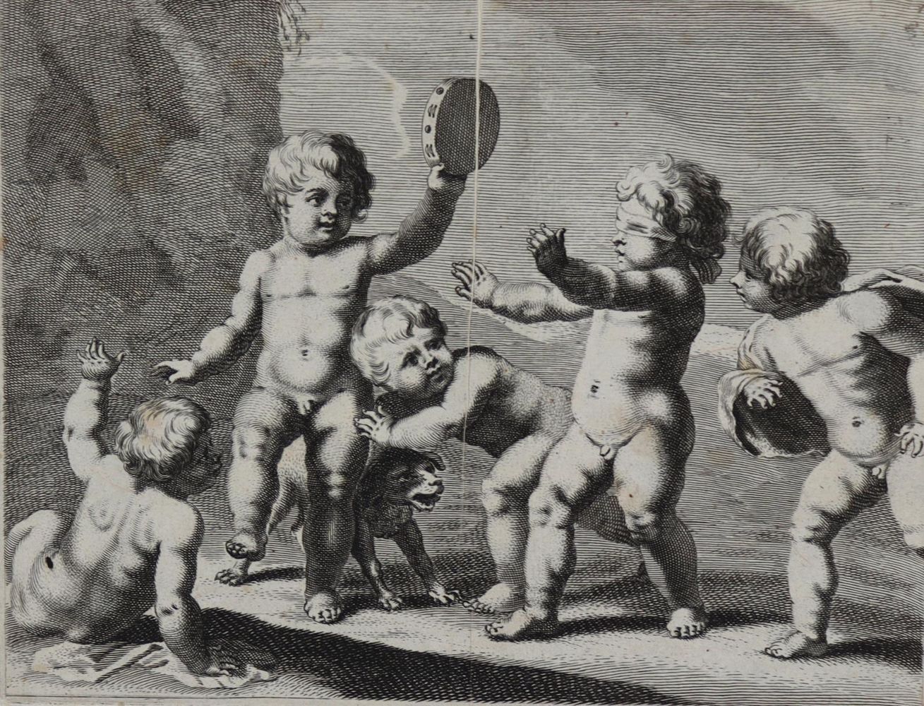 Große Abbildung Nr.2: 139-3397 Kinderspiele.: (Künstlergraphik)