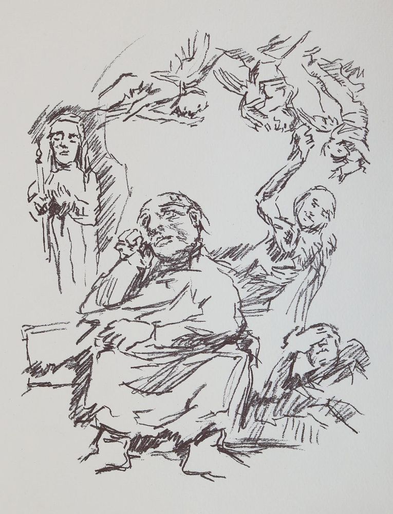 Große Abbildung Nr.1: 139-3413 Kokoschka, Oskar: (Künstlergraphik)