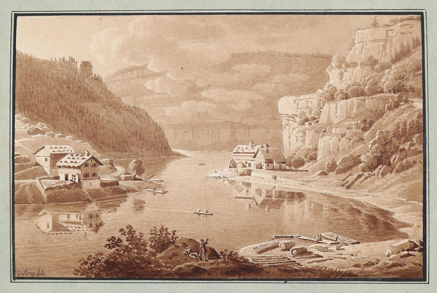 Große Abbildung Nr.1: 139-3481 Lory, Gabriel d.J.: (Künstlergraphik)