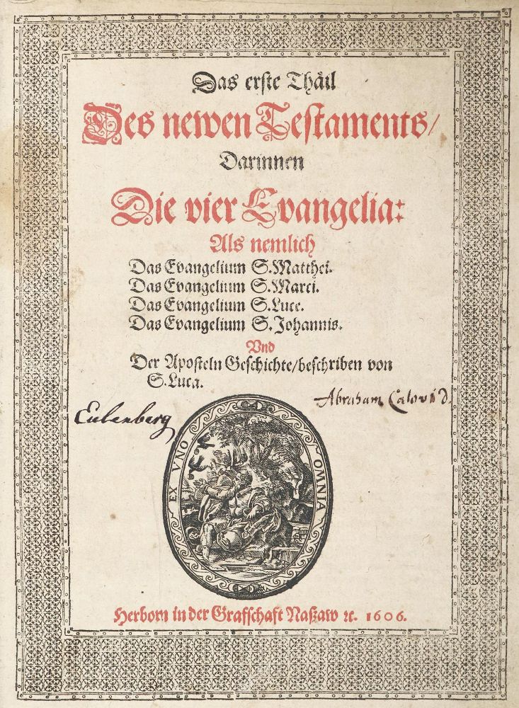Große Abbildung Nr.1: 139-35 Biblia germanica.: (Bibeln)