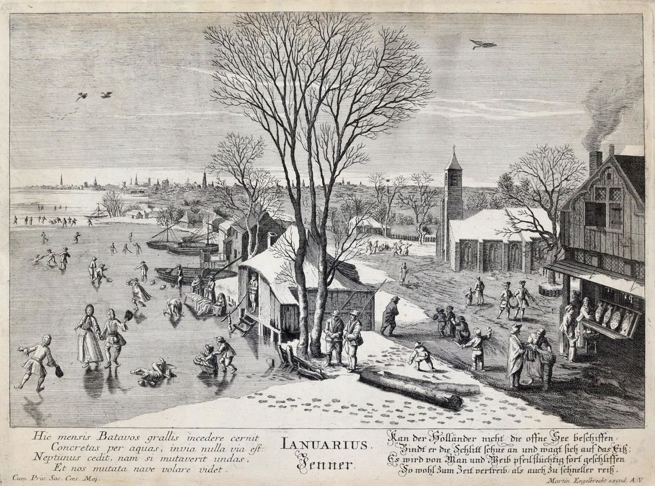 Große Abbildung Nr.1: 139-3502 Engelbrecht, Martin: (Künstlergraphik, Monatsfolge)