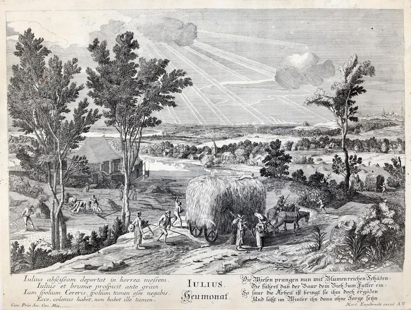 Große Abbildung Nr.2: 139-3502 Engelbrecht, Martin: (Künstlergraphik, Monatsfolge)