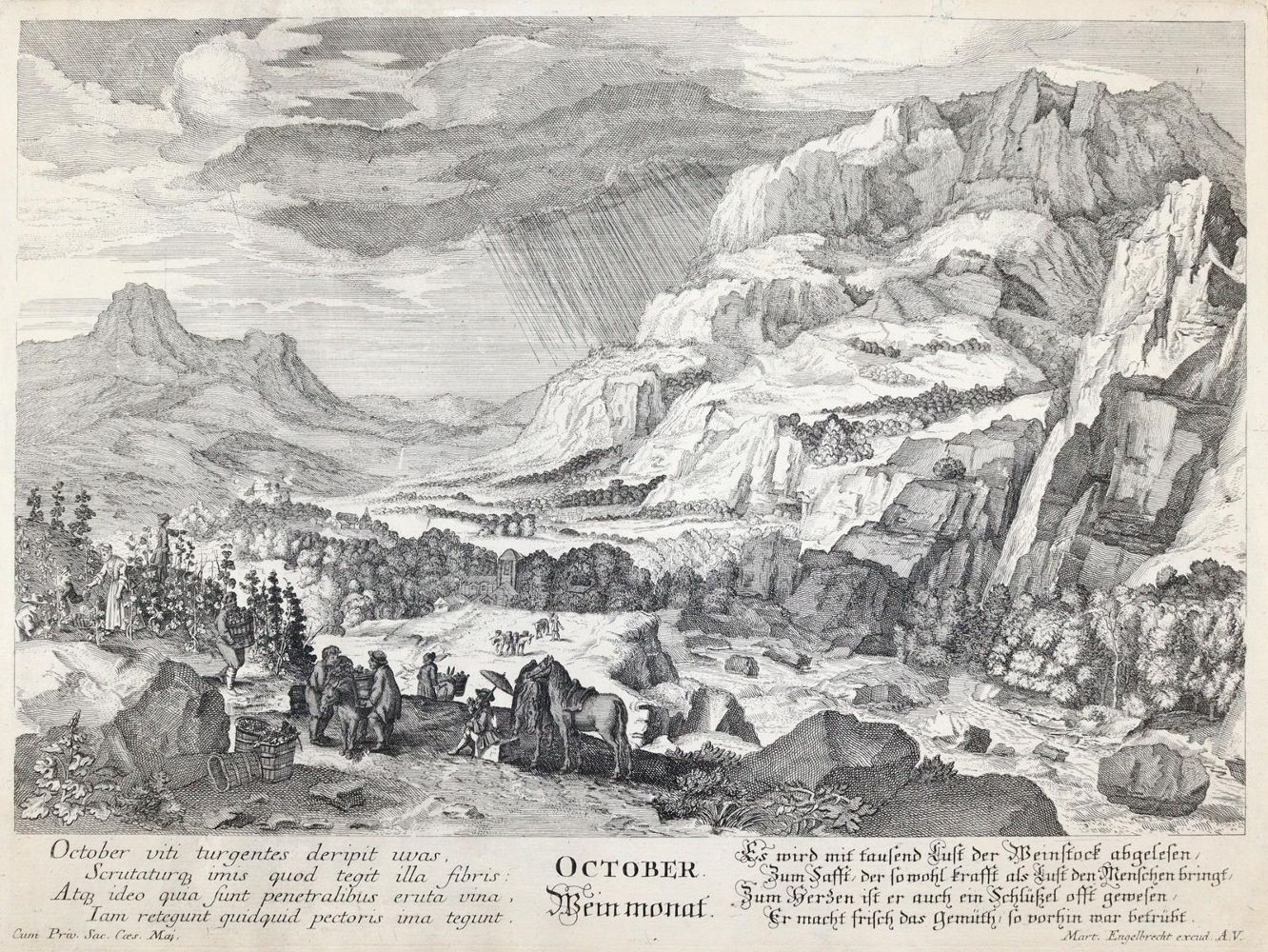 Große Abbildung Nr.3: 139-3502 Engelbrecht, Martin: (Künstlergraphik, Monatsfolge)