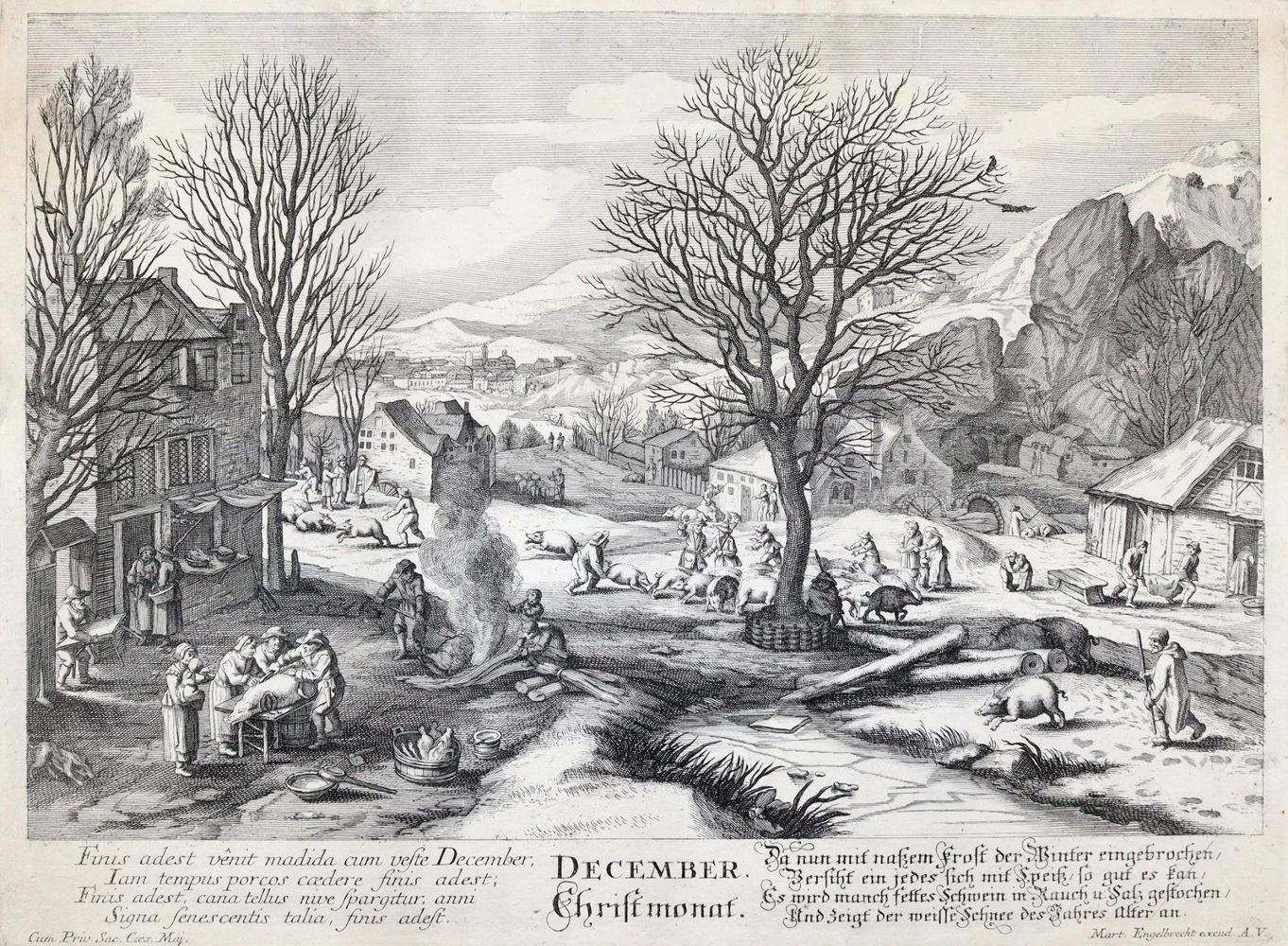 Große Abbildung Nr.4: 139-3502 Engelbrecht, Martin: (Künstlergraphik, Monatsfolge)