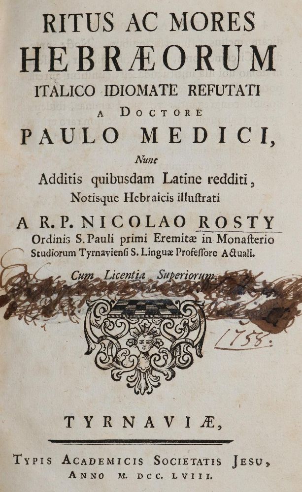 Große Abbildung Nr.1: 139-353 Medicus,P.: (Judaica)