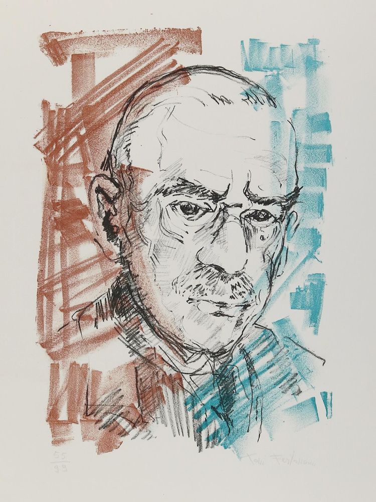 Große Abbildung Nr.2: 139-3545 Sammlung: (Künstlergraphik, Portrait)