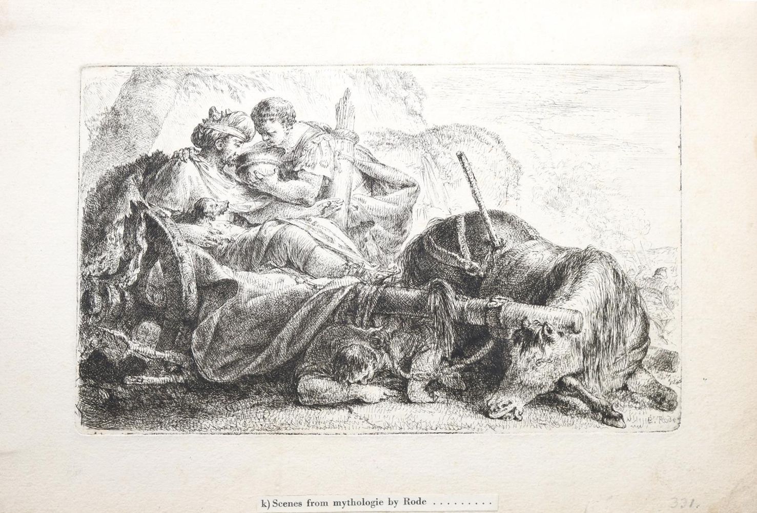 Große Abbildung Nr.1: 139-3583 Rode, Christian Bernhard: (Künstlergraphik)