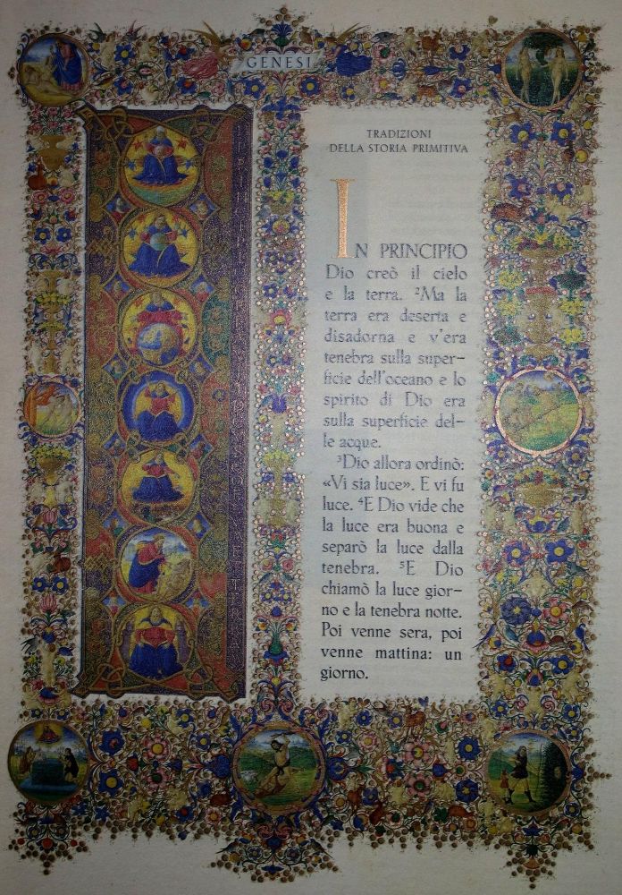Große Abbildung Nr.2: 139-36 Biblia italica.: (Bibeln)
