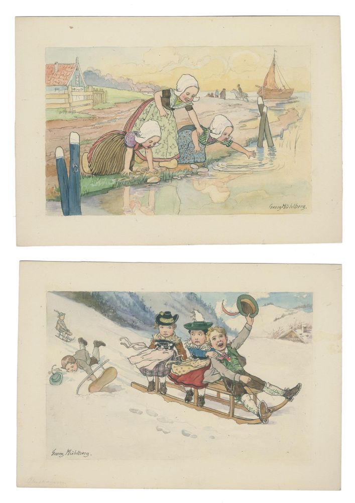 Große Abbildung Nr.1: 139-3687 Mühlberg, Georg: (Künstlergraphik, Trachten)