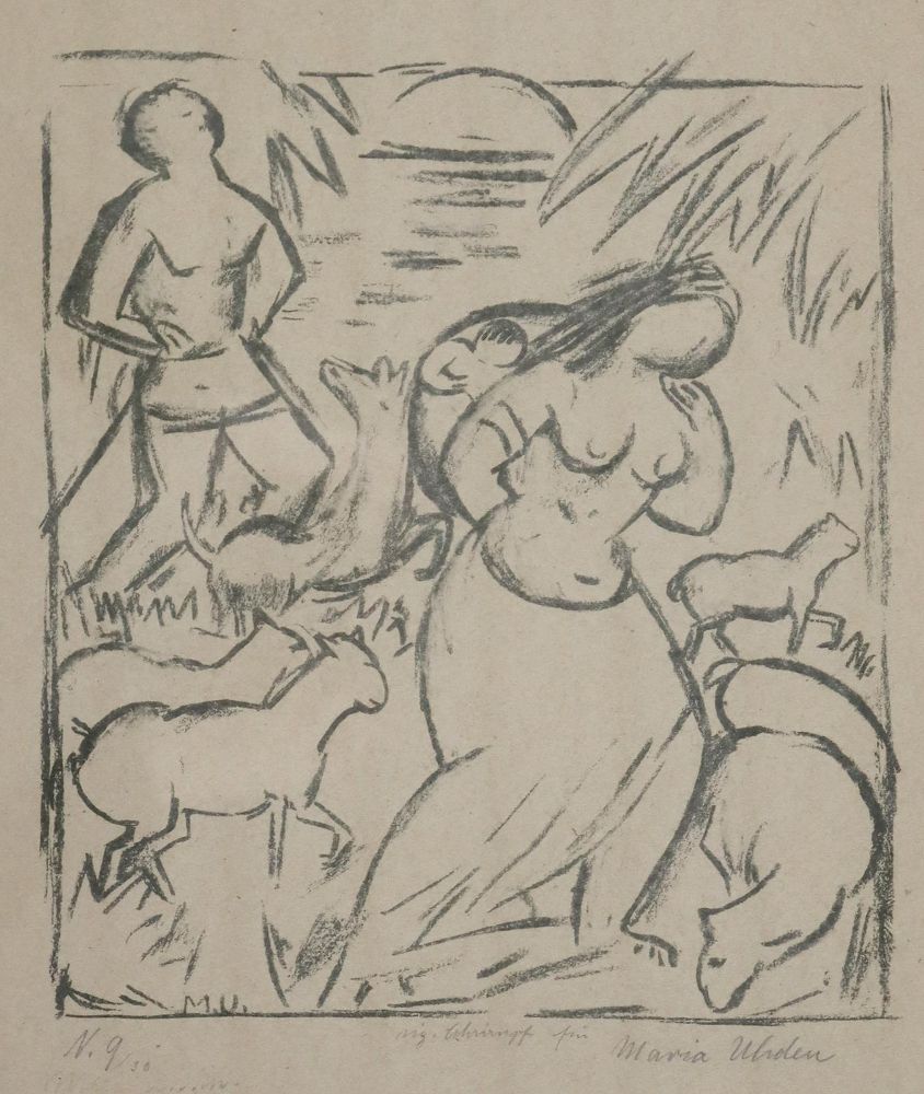 Große Abbildung Nr.1: 139-3691 Uhden, Maria: (Künstlergraphik)