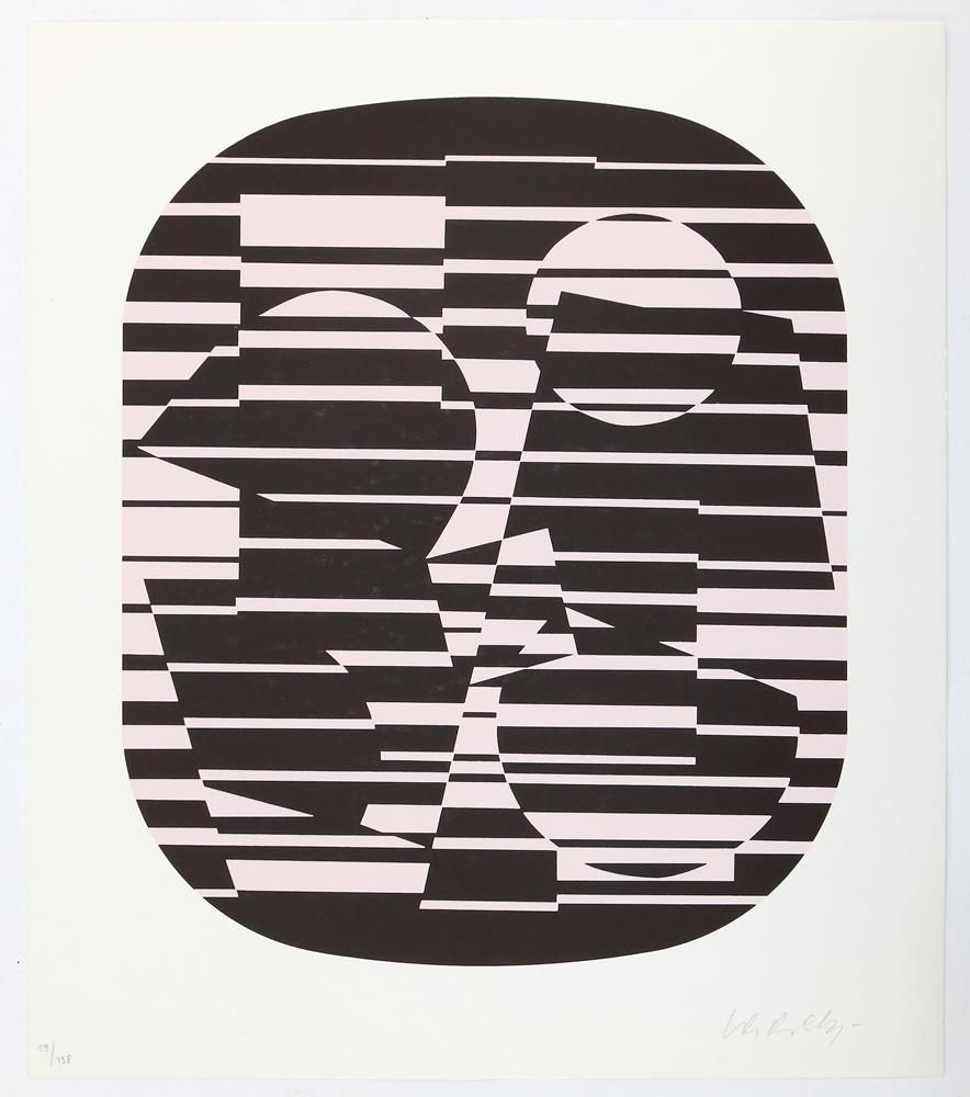 Große Abbildung Nr.1: 139-3704 Vasarely, Victor von: (Künstlergraphik)