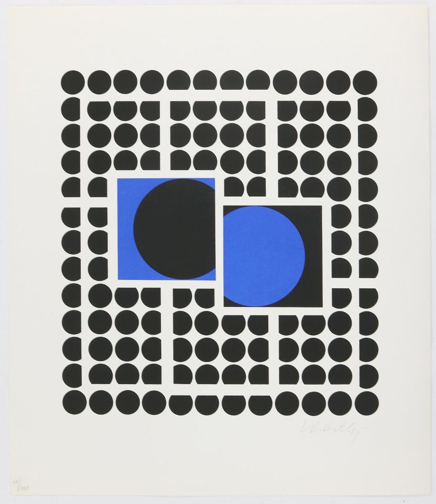 Große Abbildung Nr.1: 139-3712 Vasarely, Victor von: (Künstlergraphik)