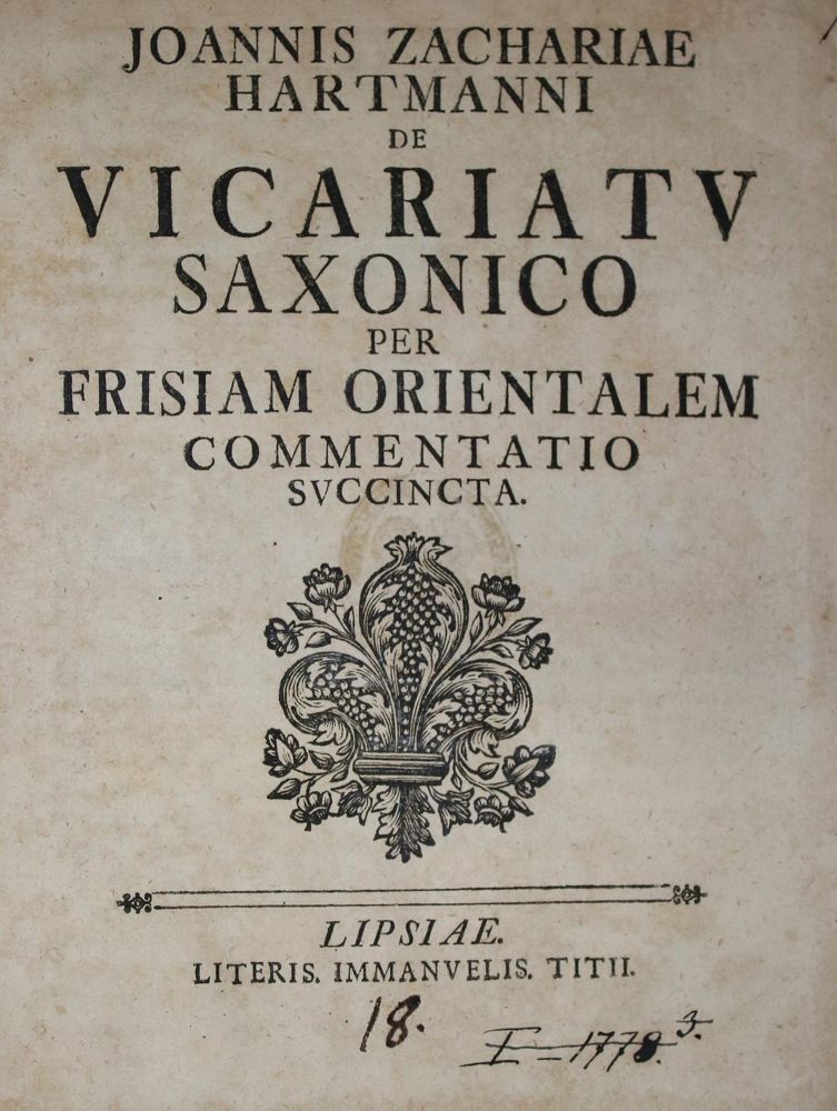 Große Abbildung Nr.1: 139-375 Hartmann,J.Z.: (Juridica und Kriminologie)