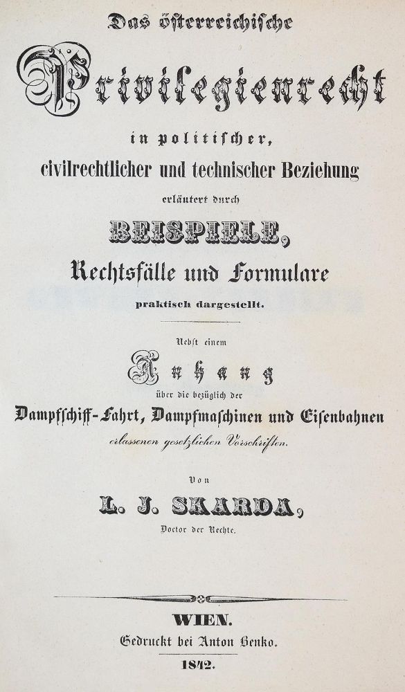 Große Abbildung Nr.1: 139-382 Skarda,L.J.: (Juridica und Kriminologie, Österreich)